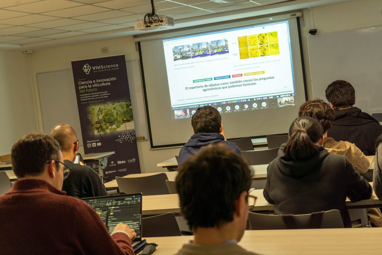 Investigadores VitiScience exponen avances de investigación en gemelos digitales, IA y modelación para la vitivinicultura